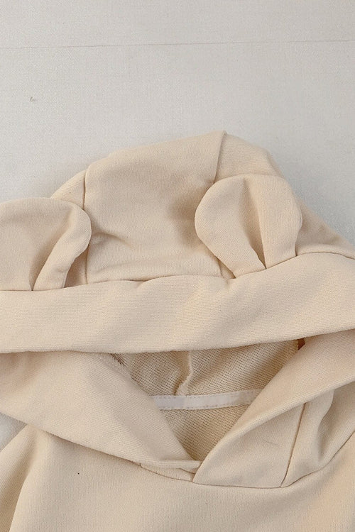 Cozy Nozi Bear Hoodie Cream or Brown