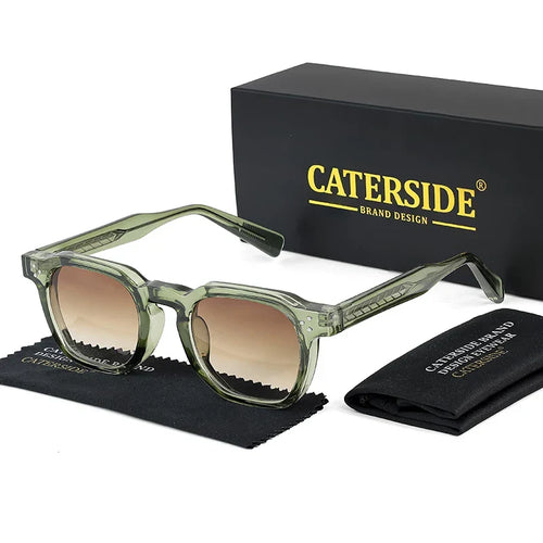 Retro Punk Men Sunglasses Small Frame Square Personalized Design Sun Glasses