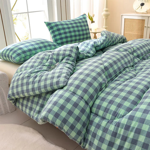 Winter Bedding Thick Quilt Blanket Thick Warm Flannel Fleece Comforter for Cold