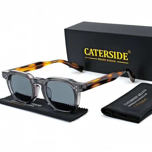 Retro Punk Men Sunglasses Small Frame Square Personalized Design Sun Glasses