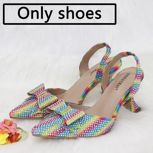 Women's Italian Shoes and Bag Set