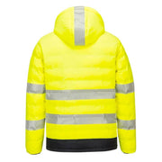 Portwest S548 Hi-Vis Ultrasonic Heated Tunnel Jacket - Battery Included