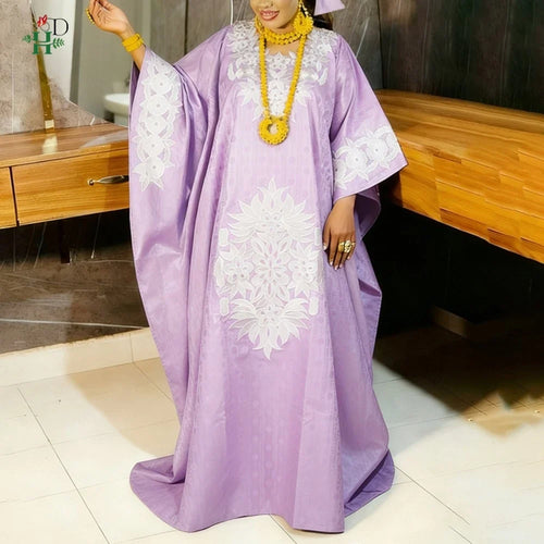 African dresses for women Kaftan Dress Embroidery Bazin Riche Wedding Party Plus Size