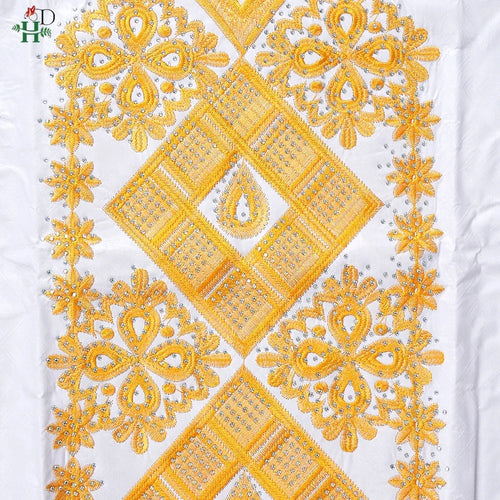 Family Matching African Wedding Outfits For Husband and Wife Bazin Riche Robes Custom Couple Dashiki Set Boy Kid white Dress