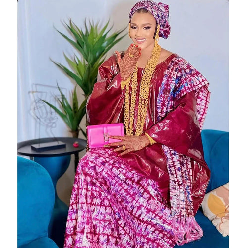 African Dresses For Women Wedding Bride Party Plus Size Traditional Print Riche