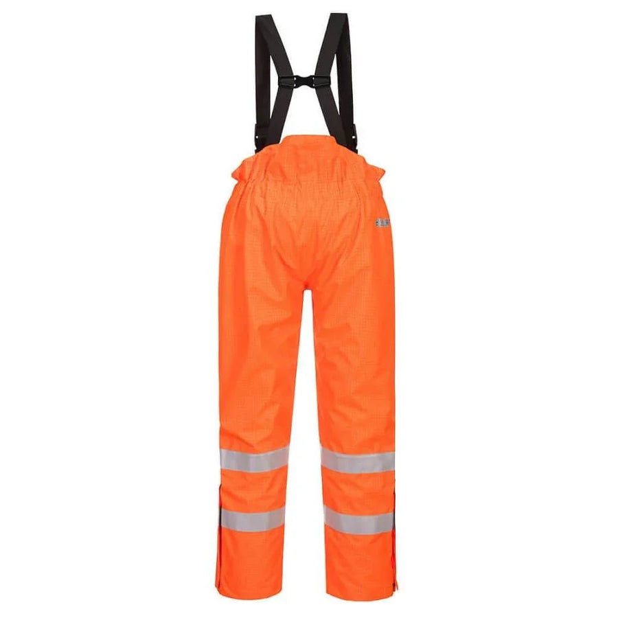 Portwest S781 Bizflame Rain Lined Hi-Vis Antistatic FR Bib & Brace