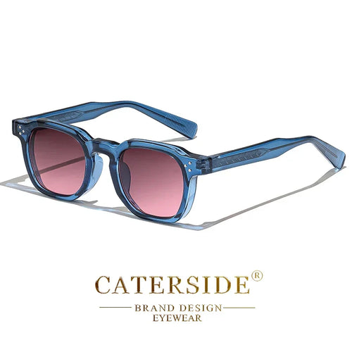 Retro Punk Men Sunglasses Small Frame Square Personalized Design Sun Glasses
