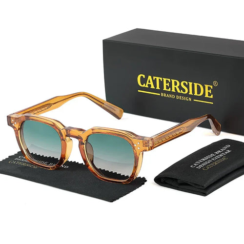Retro Punk Men Sunglasses Small Frame Square Personalized Design Sun Glasses