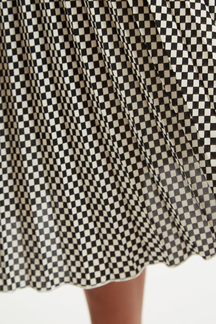 Louche Sabina Diamonds Forever Print Pleated Midi Skirt