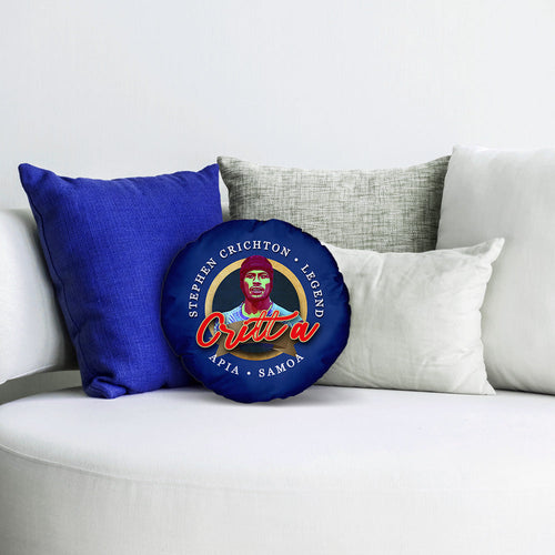 SAMOA Rugby League Crichton  - Legend Collection - Circle Cushion 14"