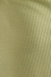 Sam Waffle Knit V-Neck Mini Dress - Pistachio