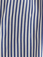 Prudence School Stripe Laced Back Mini Dress