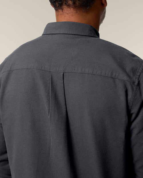 Organic Cotton Oxford Long Sleeve Shirt: Mens