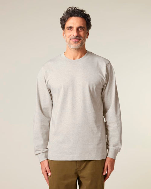 Organic Heavyweight Relaxed Long Sleeve T-shirt: Unisex