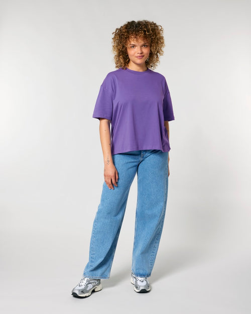 Organic Colours Boxy T-shirt: Womens