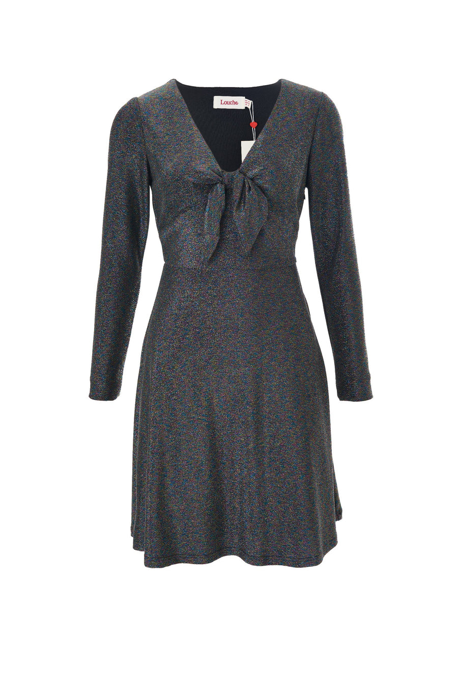 Sidney Sparkle Fit & Flare Mini Dress - Multi