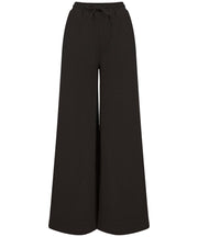 Regenerated Cotton Wide Leg Joggers: Womens