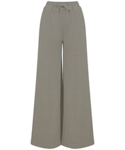 Regenerated Cotton Wide Leg Joggers: Womens