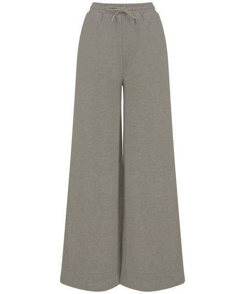 Regenerated Cotton Wide Leg Joggers: Womens