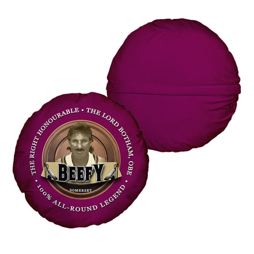 Somerset Cricket BEEFY  - Legend Collection - Circle Cushion 14"