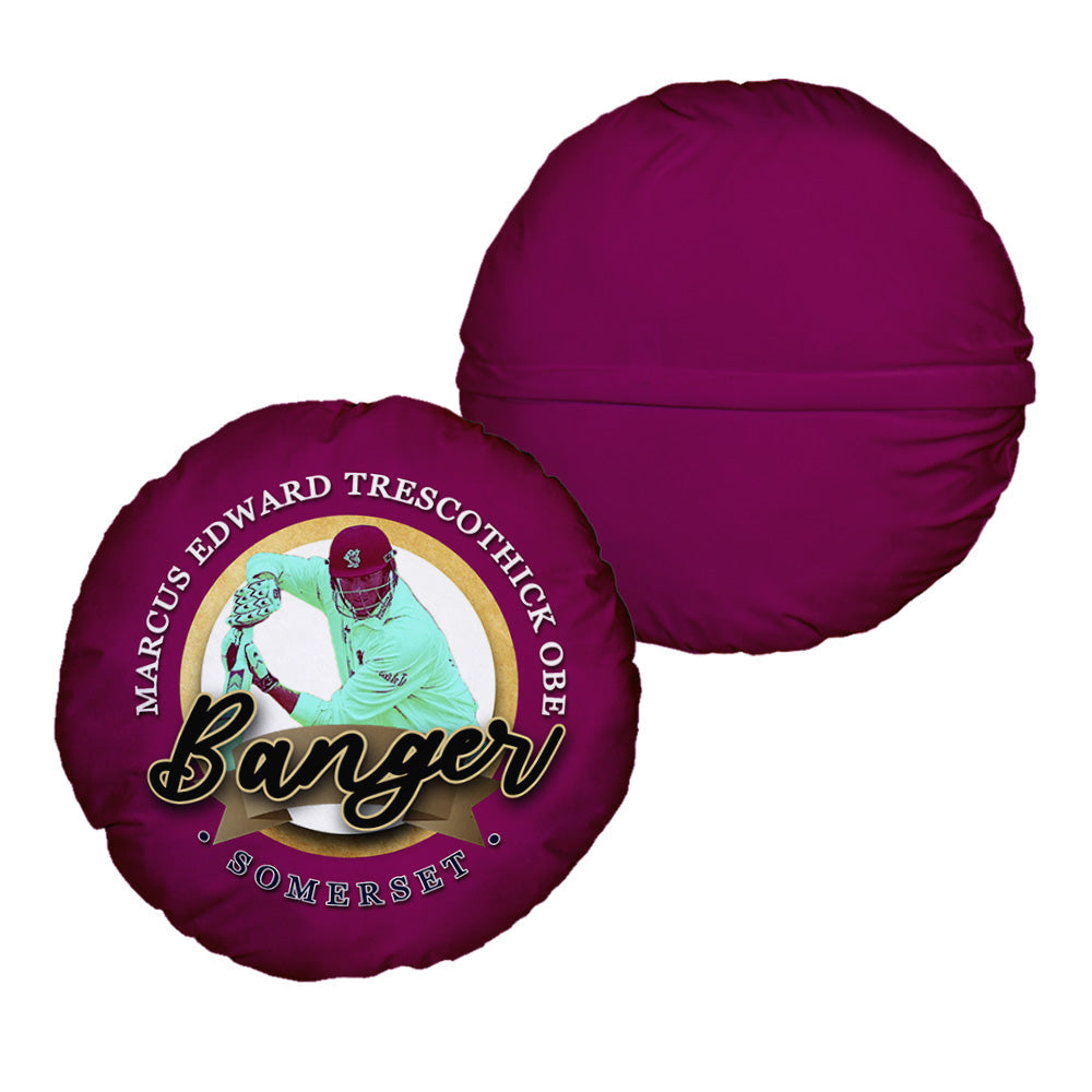 Somerset Cricket Banger  - Legend Collection - Circle Cushion 14"