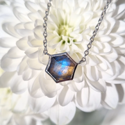 Labradorite Necklace in Sterling Silver