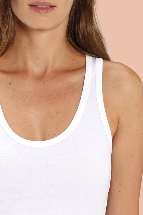 SUNDAZE Organic Cotton Vest Top