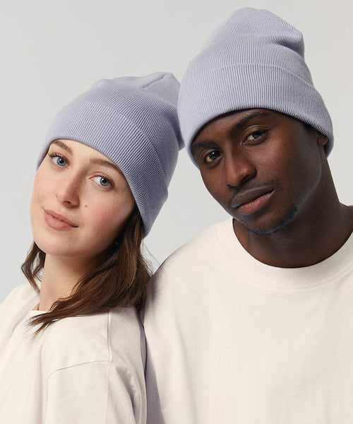 Rib Beanie: Organic and Recycled