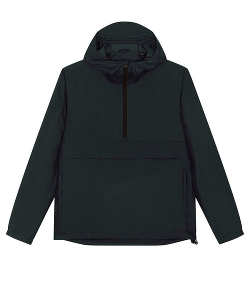 Recycled Polyester Zip Neck Anorak: Unisex