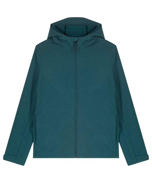 Recycled Polyester Hooded Softshell Jacket