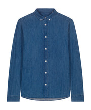 Organic Cotton Long Sleeve Denim Shirt: Mens
