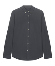 Organic Cotton Oxford Long Sleeve Shirt: Mens