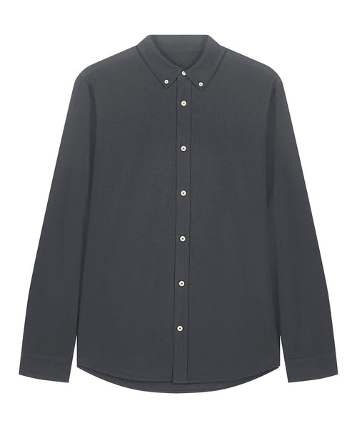 Organic Cotton Oxford Long Sleeve Shirt: Mens