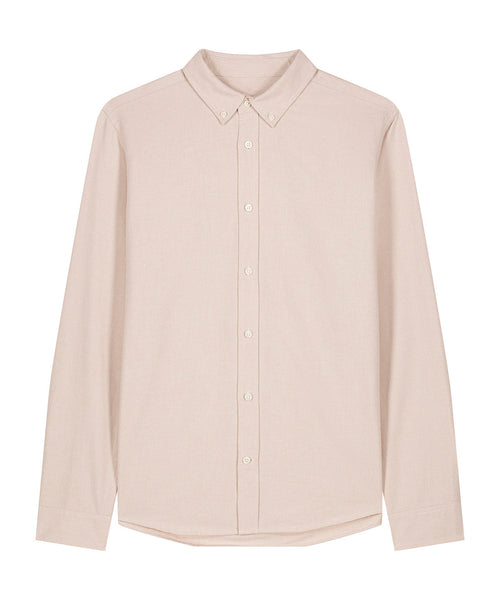 Organic Cotton Oxford Long Sleeve Shirt: Mens