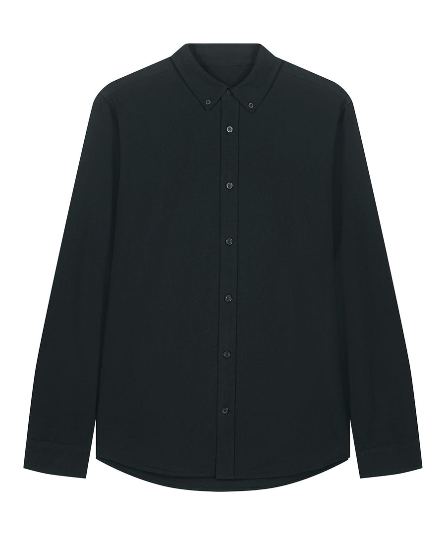 Organic Cotton Oxford Long Sleeve Shirt: Mens