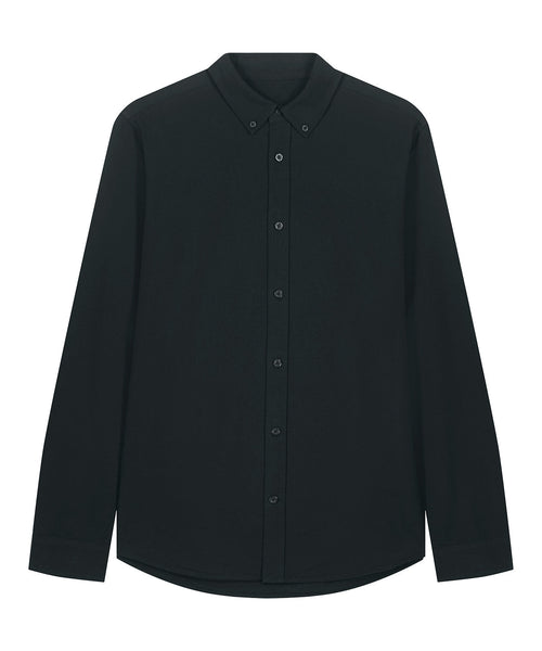Organic Cotton Oxford Long Sleeve Shirt: Mens