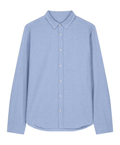 Organic Cotton Oxford Long Sleeve Shirt: Mens