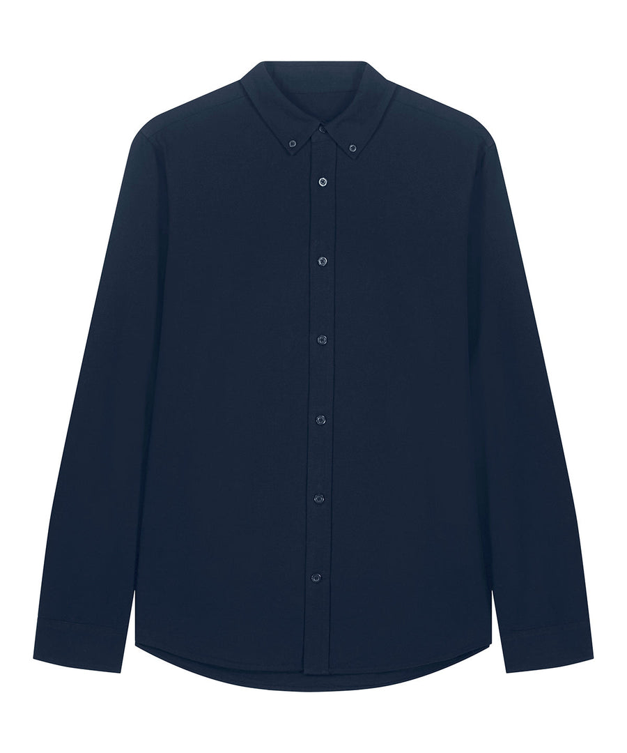 Organic Cotton Oxford Long Sleeve Shirt: Mens