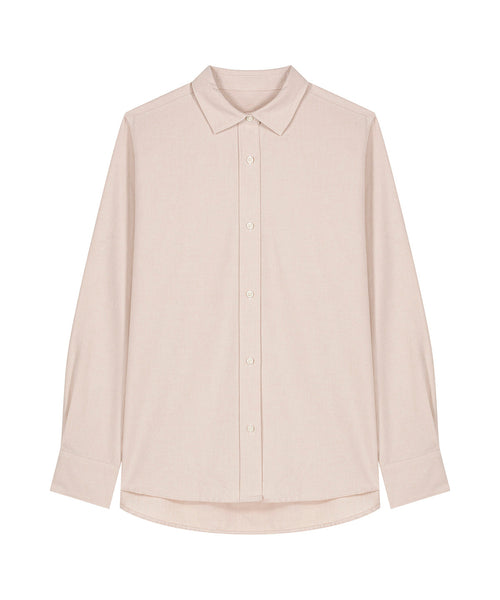 Organic Cotton Oxford Long Sleeve Shirt: Womens