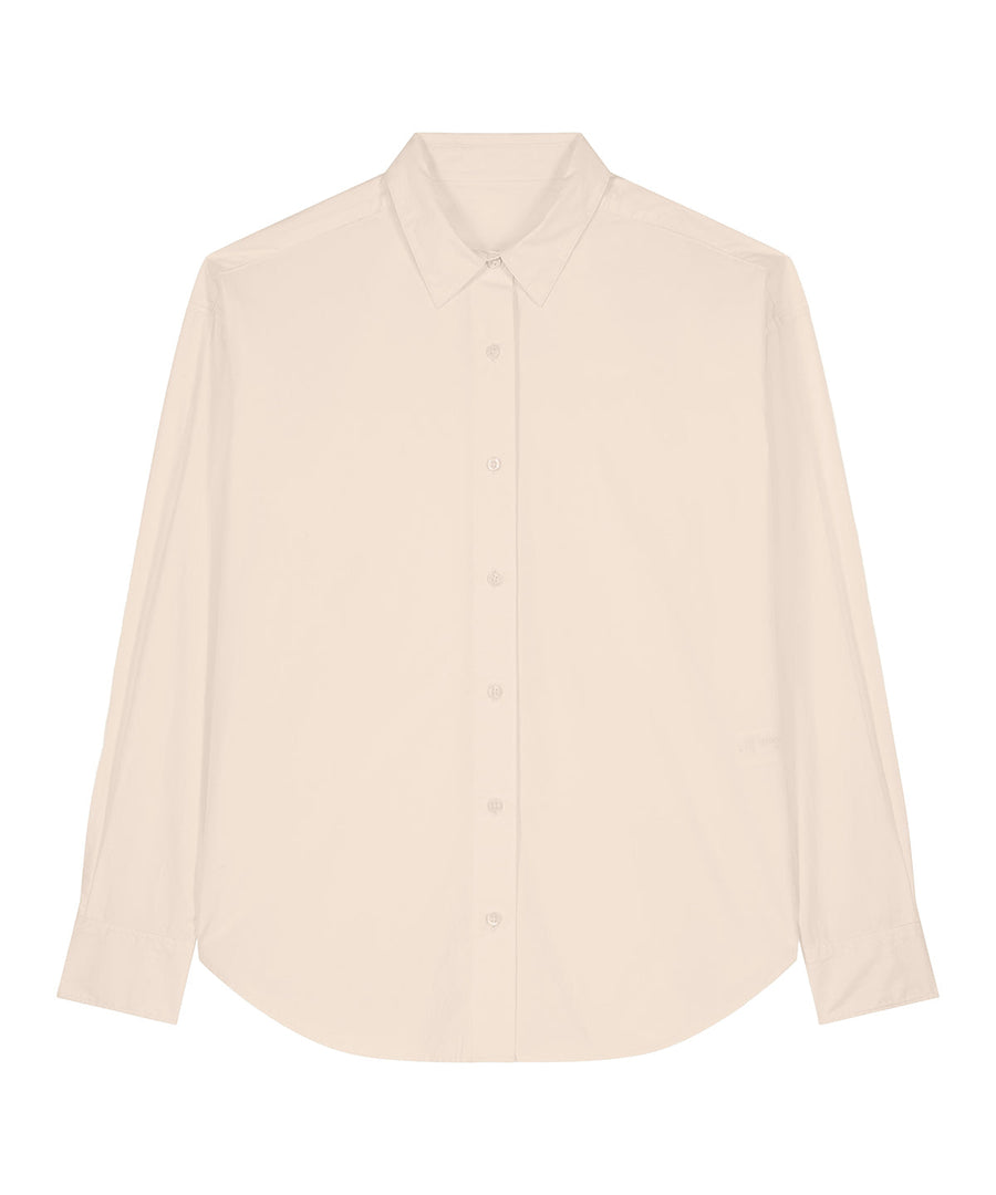 Organic Poplin Long Sleeve Shirt: Mens
