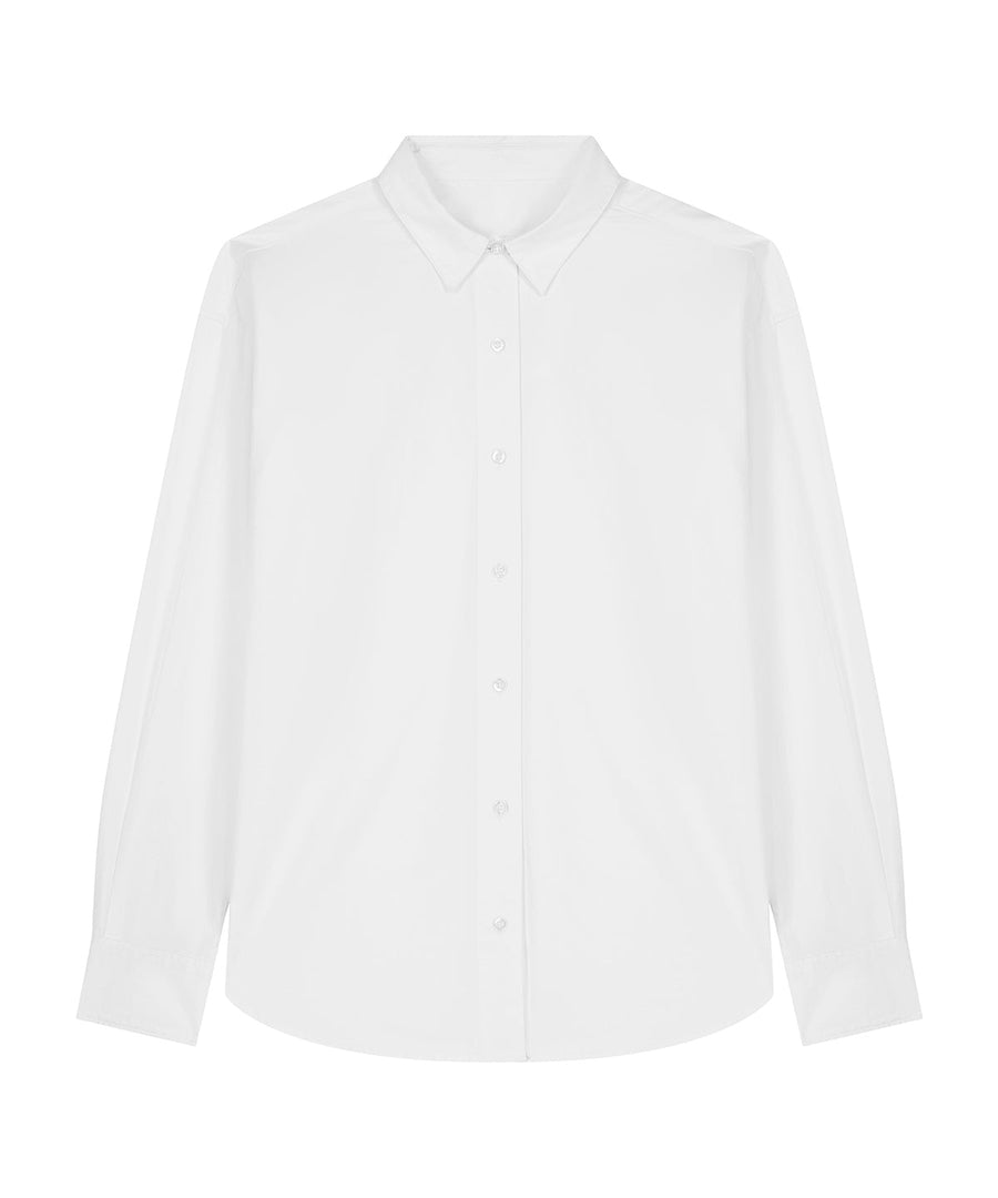 Organic Poplin Long Sleeve Shirt: Mens