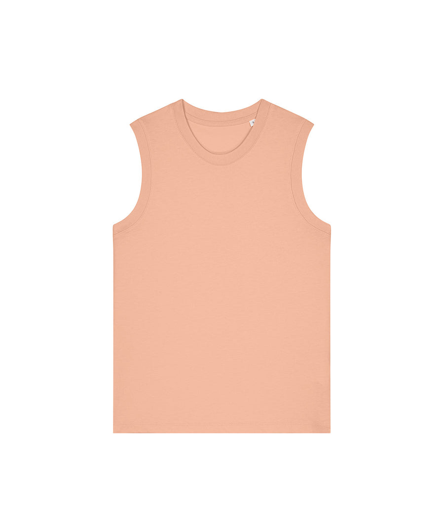 Organic High Neck Tank Top: Womens