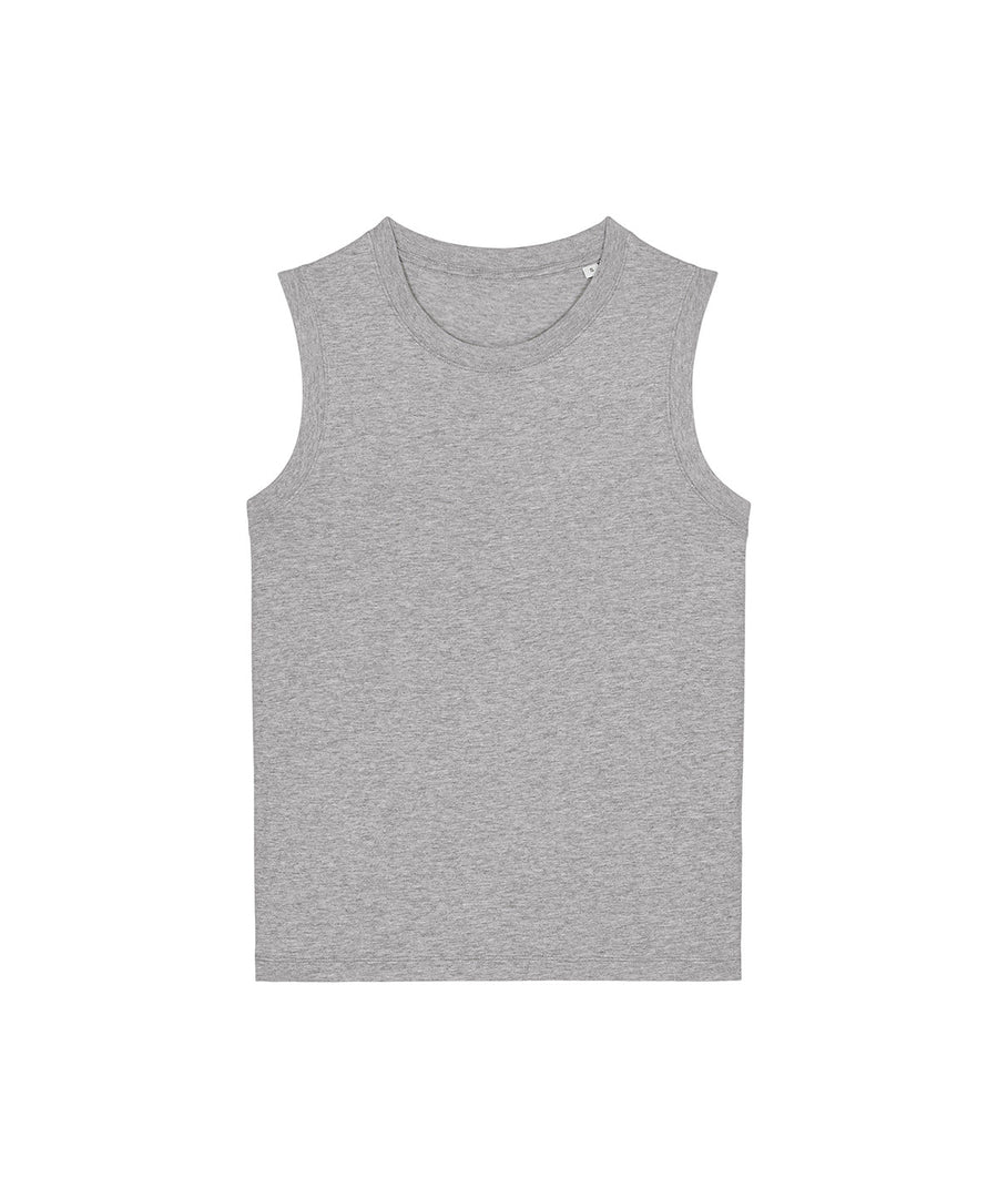 Organic High Neck Tank Top: Womens