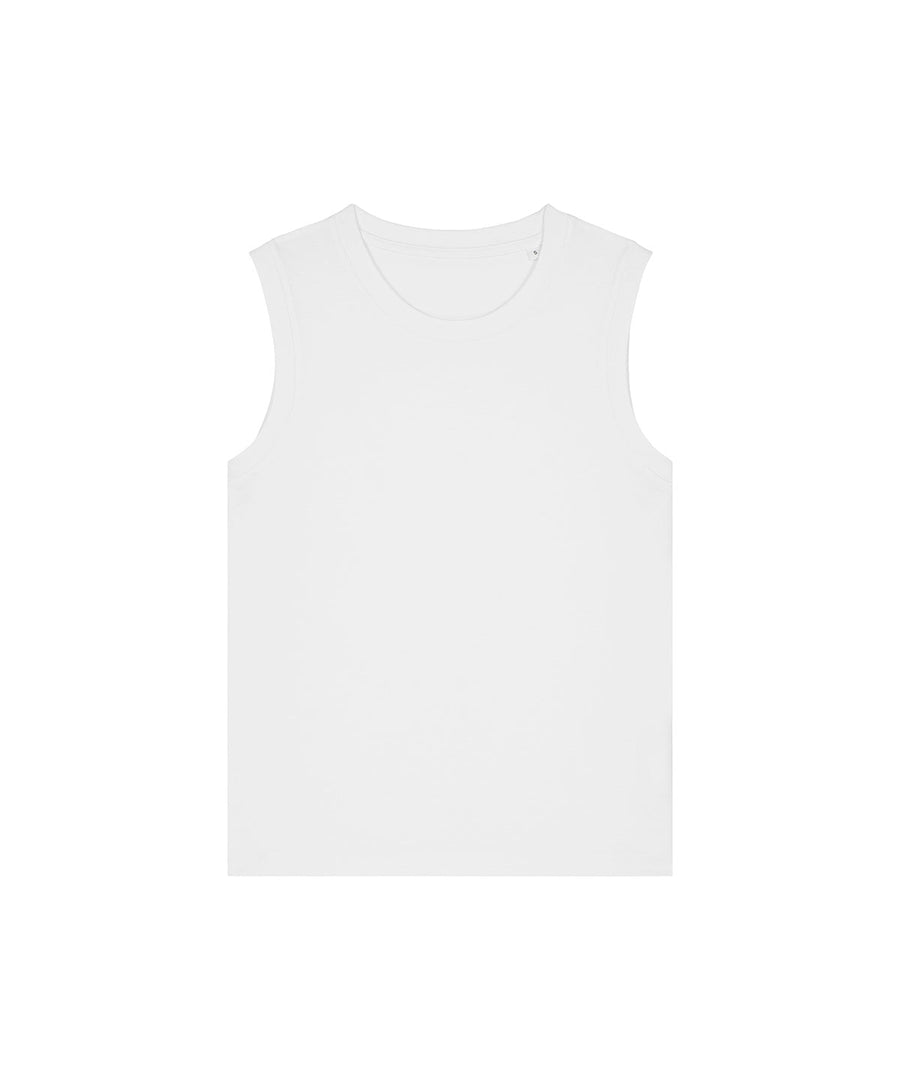 Organic High Neck Tank Top: Womens