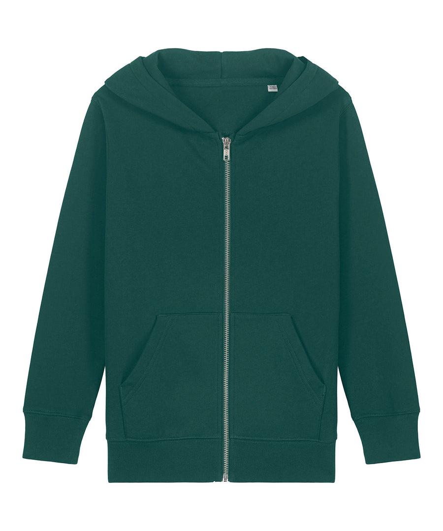 Organic Colours Kids Zipped Hooded Sweatshirt