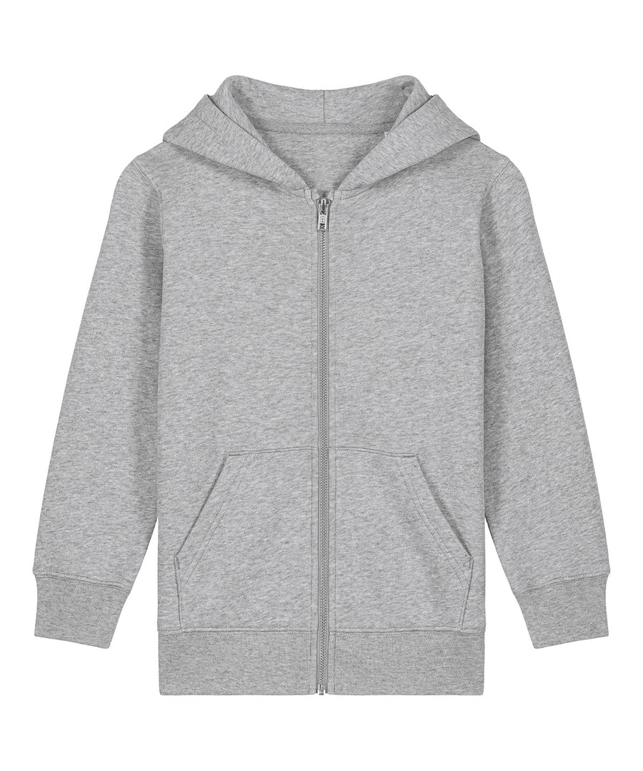 Organic Colours Kids Zipped Hooded Sweatshirt