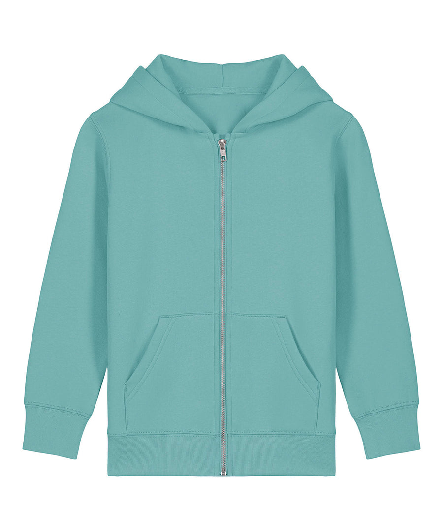 Organic Colours Kids Zipped Hooded Sweatshirt