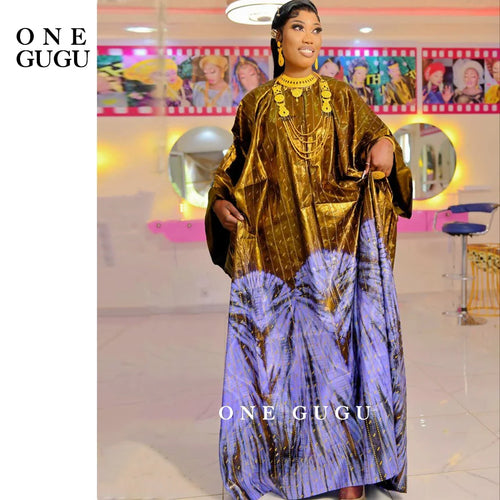 Unique Perfumed First Quality African Dashiki Basin Dress Nigerian Origianl Printing Bazin Riche Wedding Party Boubou Robe
