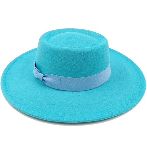 Sombrero Raised Top Fedora Hat 2023 New European and American Fedora Hat Jazz