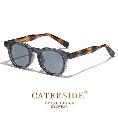 Retro Punk Men Sunglasses Small Frame Square Personalized Design Sun Glasses